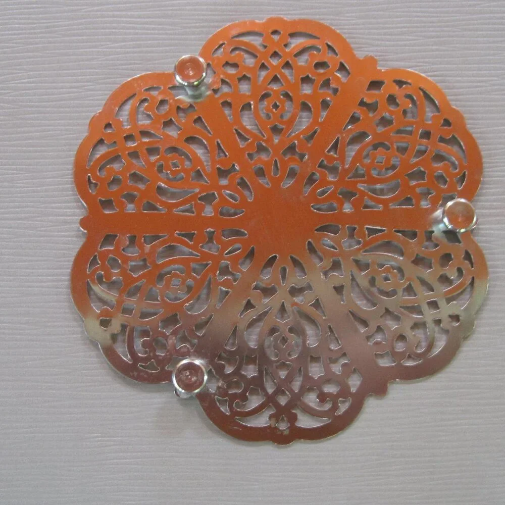 Set of 3 Vintage Silver plated trivets no label